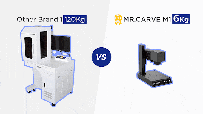 MR CARVE M1 Pro Fiber Laser Marking Machine 